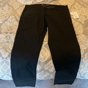 Mens Vuori Khaki’s - Black Size 36